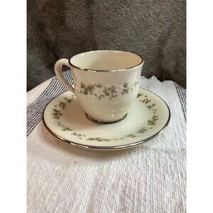 Lenox Brookdale Cup & Saucer Set Made in USA Mint Condition